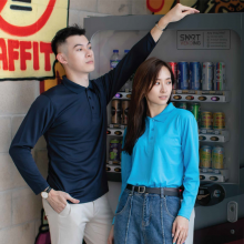QD67 Quick Dry Long Sleeve Polo Shirt